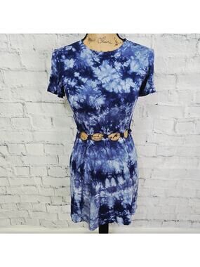 American Eagle mini dress Sz XS short sleeve casual tie dye summer A28